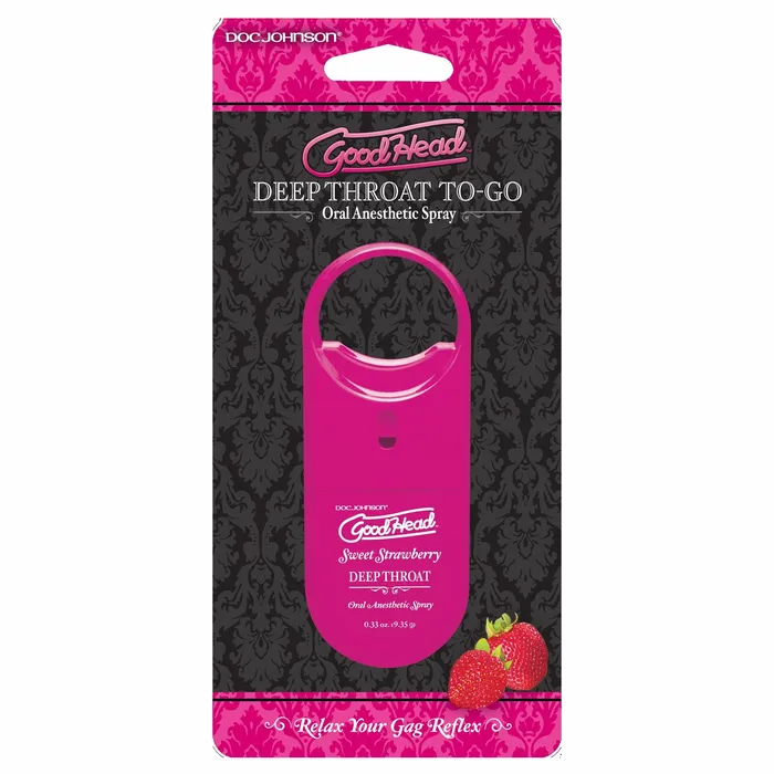 GoodHead Anal GoodHead Deep Throat Spray to Go Strawberry