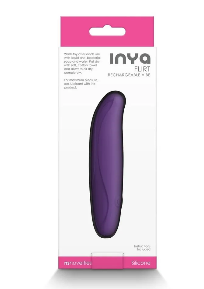 Inya Female Sex Toys Inya Flirt Rechargeable Silicone Vibrator