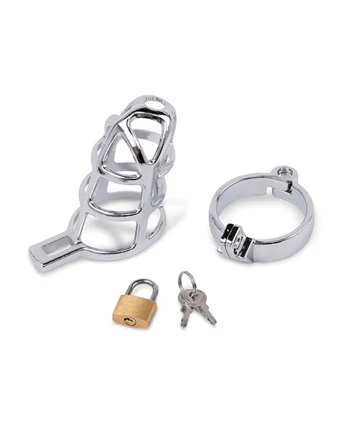Lockmaster 375 Stainless Steel Prisoner Cock Cage Silver Electric Eel INC Male Sex Toys Lockmaster 375 Stainless Steel Prisoner Cock Cage Silver Electric Eel INC Male Sex Toys
