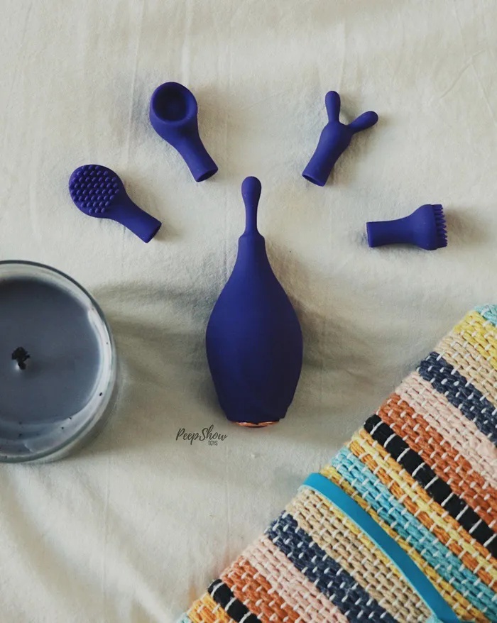 Lush Juna Vibrator with 3 Attachments by Blush Novelties Blush Novelties Vibrators