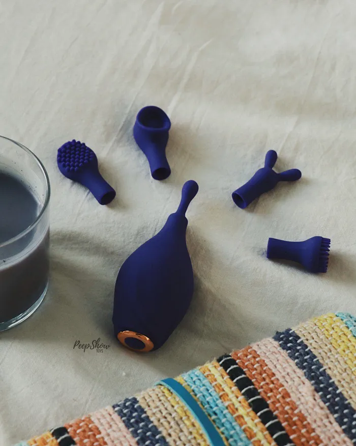 Lush Juna Vibrator with 3 Attachments by Blush Novelties Blush Novelties Vibrators