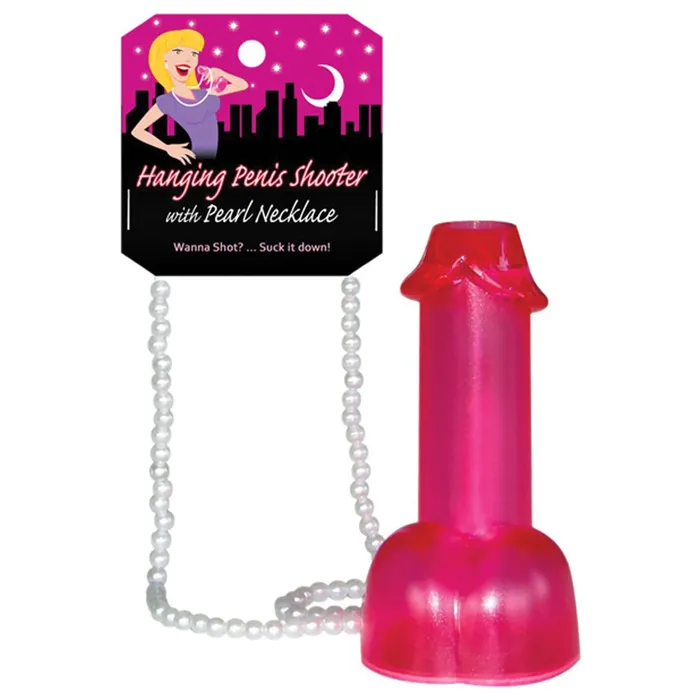 Male Sex Toys Jelique Products Hanging Penis Shooter wPearl Necklace