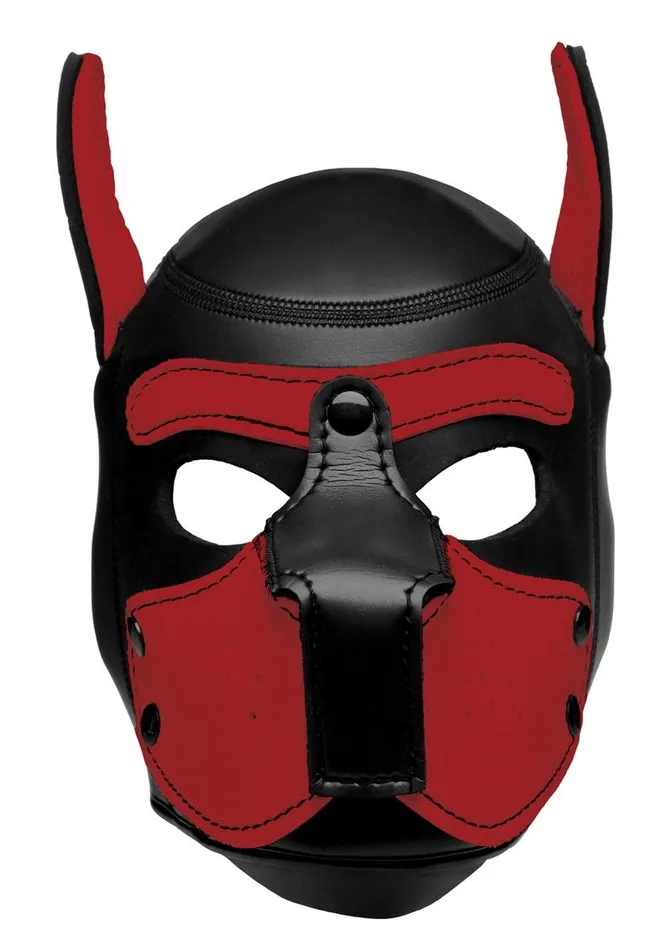 Male Sex Toys Master Series Master Series Spike Neoprene Puppy Hood