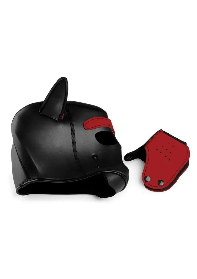 Male Sex Toys Master Series Master Series Spike Neoprene Puppy Hood