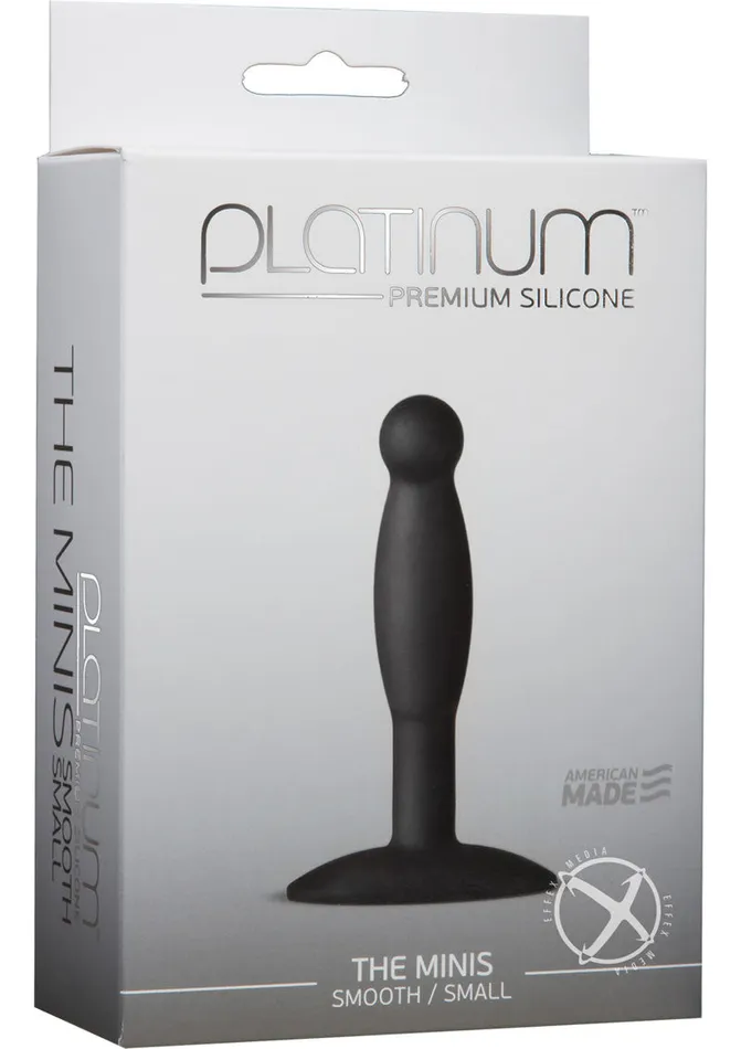 Male Sex Toys Platinum Premium Silicone Platinum Premium Silicone The Minis Smooth Small Anal Plug