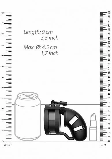 Male Sex Toys Shots Mancage Model 18 35 Inches Silicone Cock Cage Ballsplitter