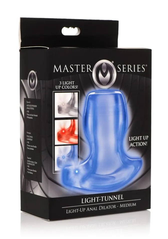 Master Series Male Sex Toys Master Series LightTunnel LightUp Anal Dilator