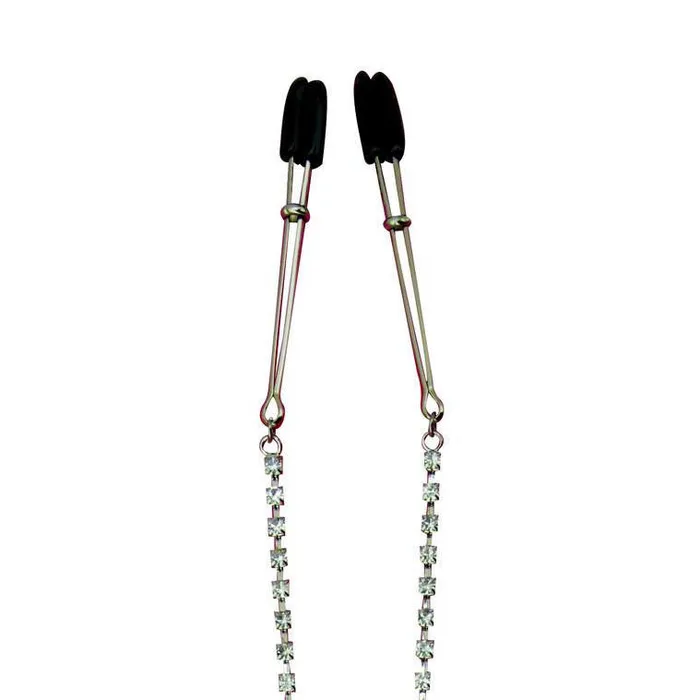 Midnight Teardrop Nipple Clips by Sportsheets Sportsheets Nipple Clitoral Toys