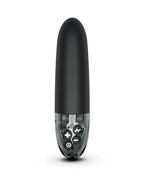 Mystim Gmbh Female Sex Toys Mystim Sleak Freak eStim Straight Vibrator Black