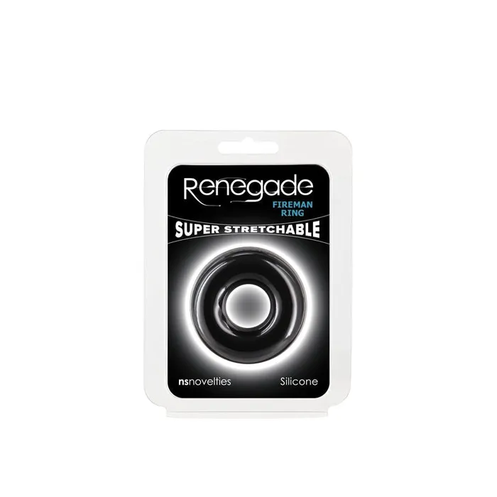 NS Novelties Male Sex Toys Renegade Fireman Ring Black Medium Cock Ring NS Novelties Male Sex Toys Renegade Fireman Ring Black Medium Cock Ring