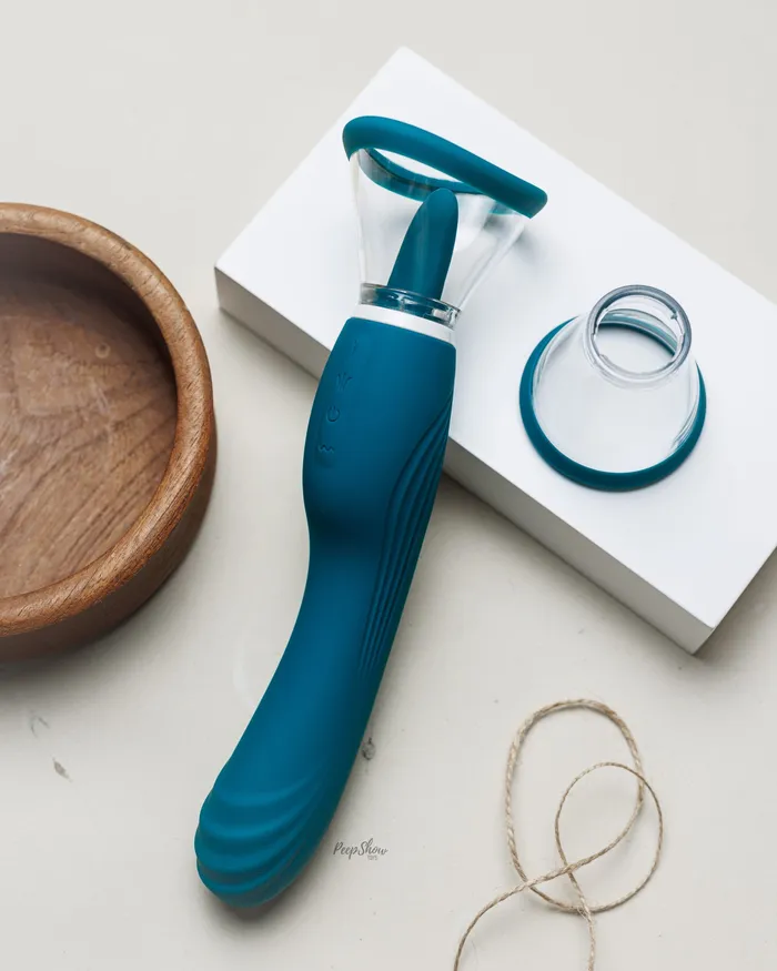 NS Novelties Vibrators Inya Triple Delight Sucking Tongue Vibrator