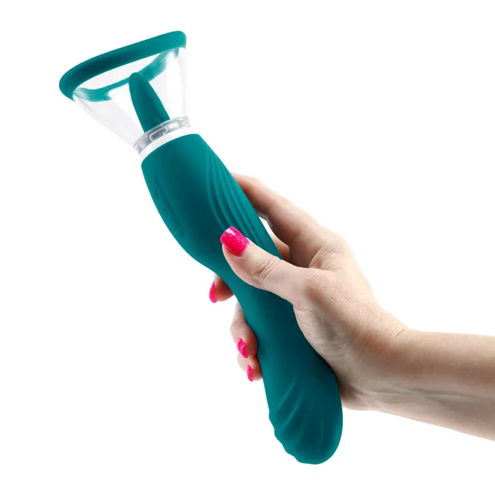 NS Novelties Vibrators Inya Triple Delight Sucking Tongue Vibrator