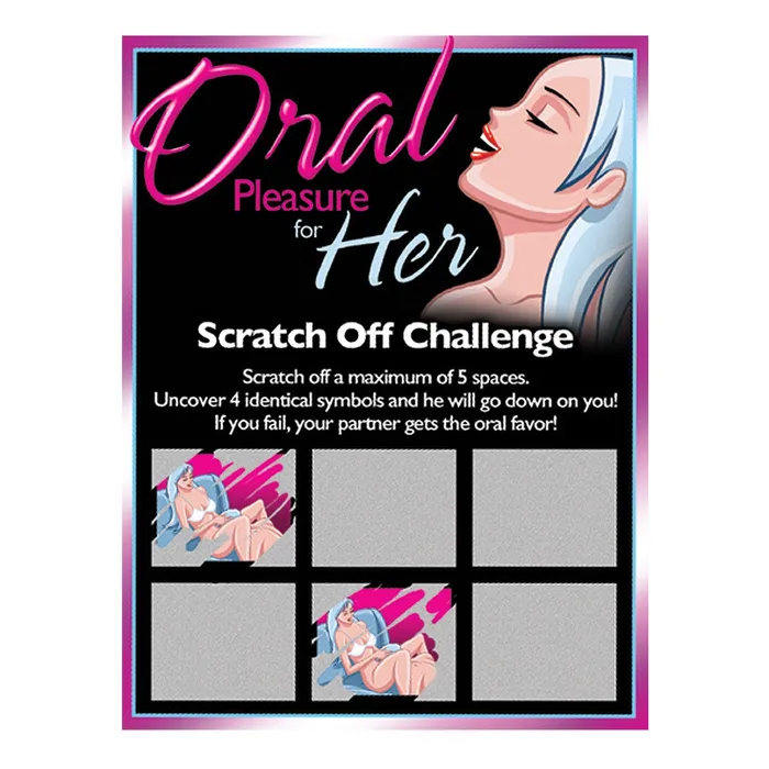 Oral Pleasure for Her Scratch Off Challenge nsnovelties Female Sex Toys
