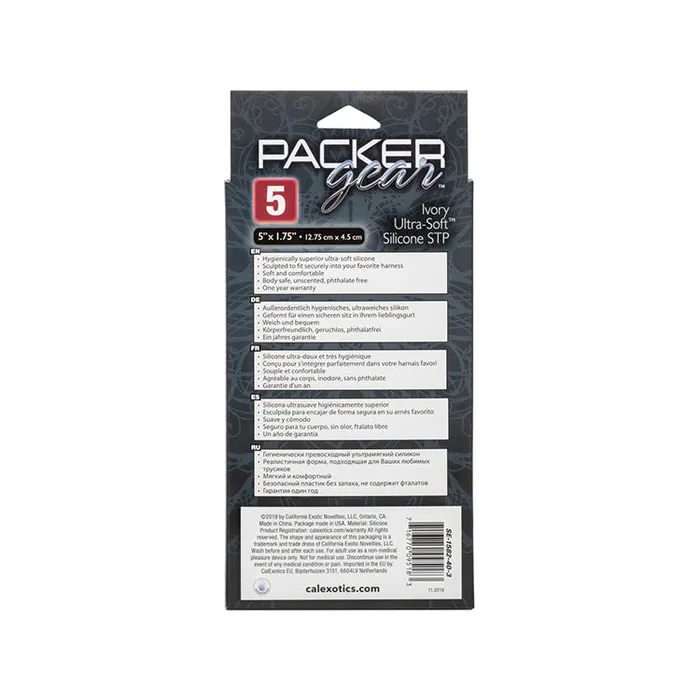 Packer Gear 5 Silicone STP Cal Exotics Female Sex Toys
