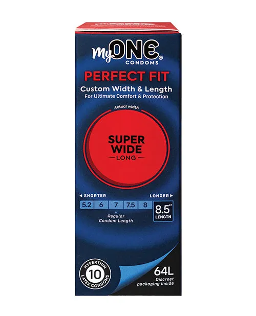 Paradise Marketing Female Sex Toys My One Super Wide Long Condoms Pack of 10 Paradise Marketing Female Sex Toys My One Super Wide Long Condoms Pack of 10