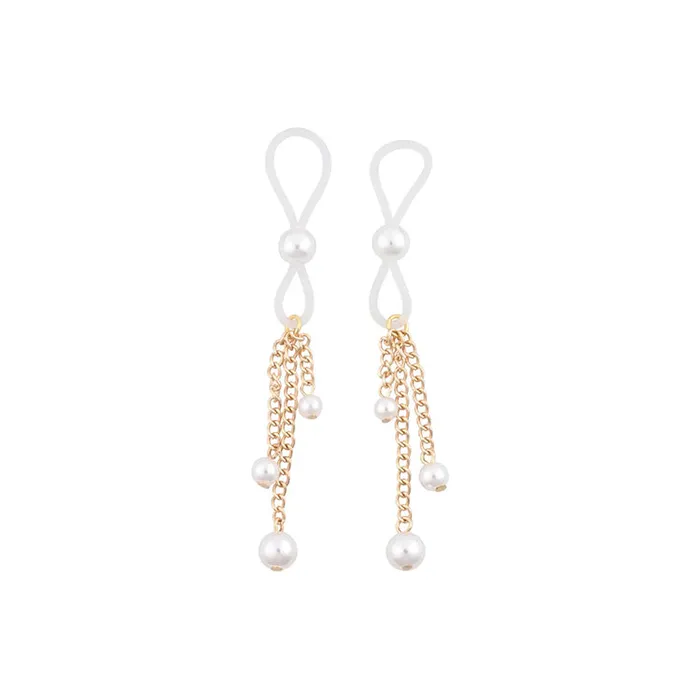 Pearl Nipple Ties Sex Mischief Nipple Clitoral Toys