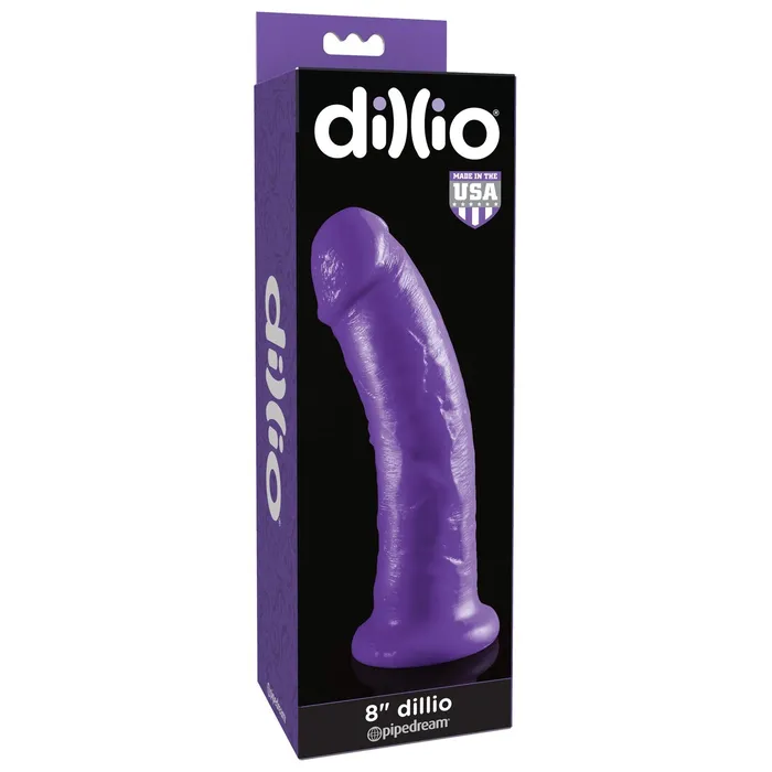 Pipedream Dildos Dillio Purple 8 Dillio