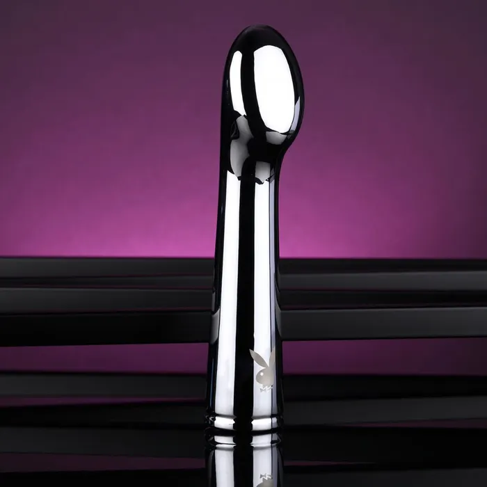 Playboy Pleasure Female Sex Toys Playboy Pleasure SWOON Chrome 14 cm USB Rechargeable Vibrator Playboy Pleasure Female Sex Toys Playboy Pleasure SWOON Chrome 14 cm USB Rechargeable Vibrator