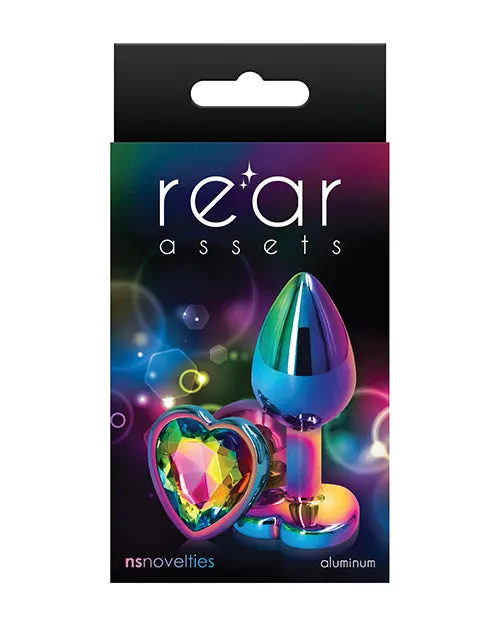 Rear Assets Mulitcolor Heart Ns Novelties INC Anal