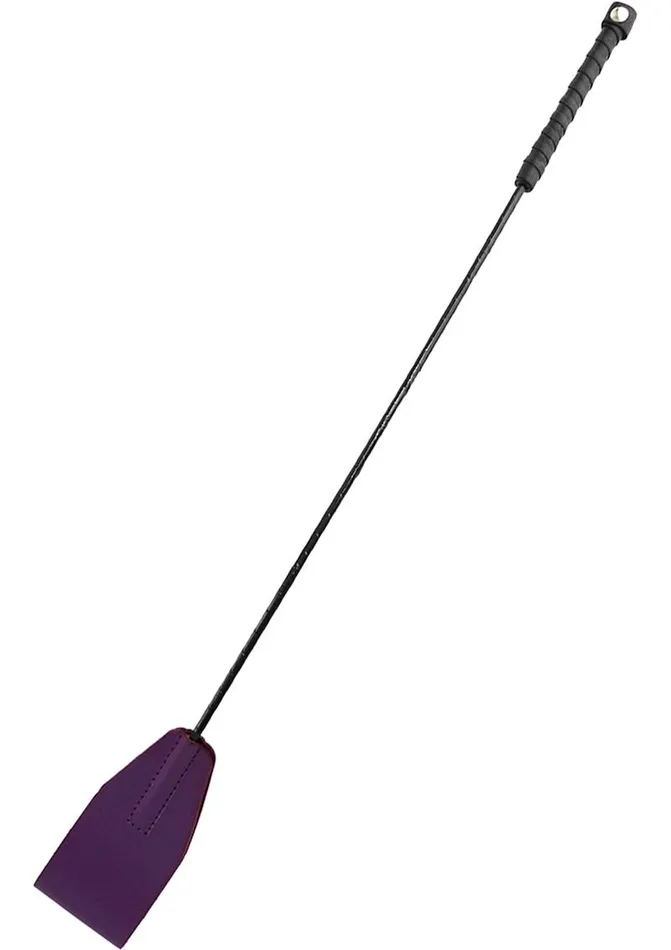 Rouge Restraints Rouge Fifty Times Hotter Leather Riding Crop