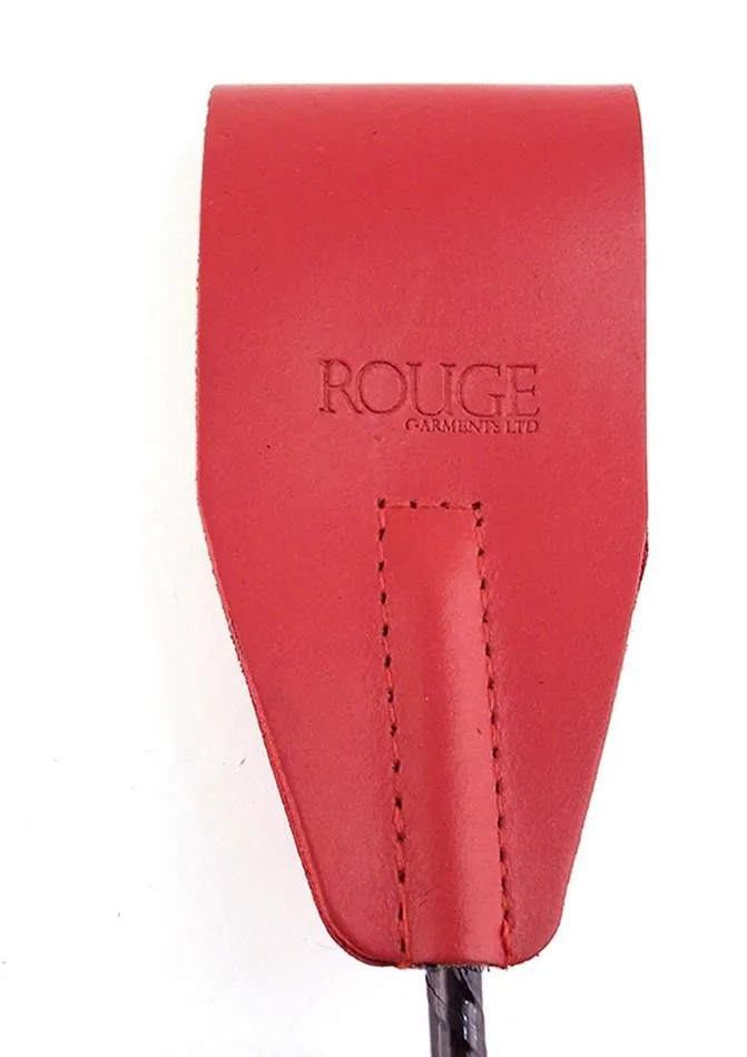 Rouge Restraints Rouge Fifty Times Hotter Leather Riding Crop