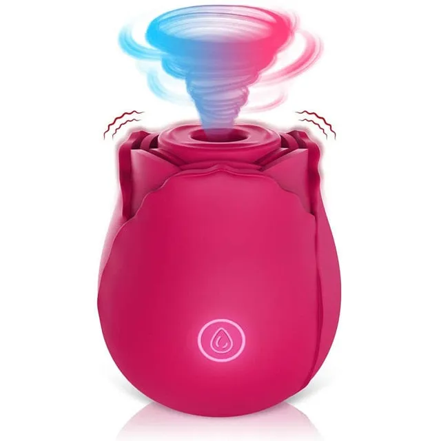 sex toys for us Vibrators Rose Shape Vagina Sucking Vibrator Intimate Good Nipple Sucker