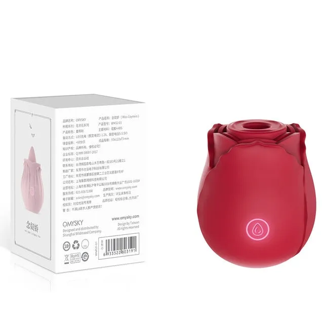 sex toys for us Vibrators Rose Shape Vagina Sucking Vibrator Intimate Good Nipple Sucker
