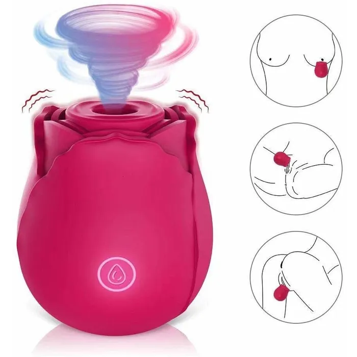 sex toys for us Vibrators Rose Shape Vagina Sucking Vibrator Intimate Good Nipple Sucker