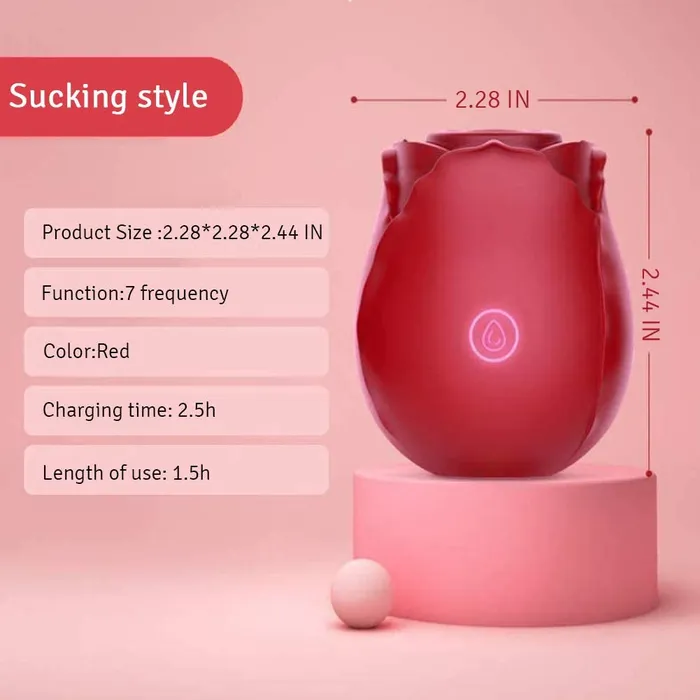 sex toys for us Vibrators Rose Shape Vagina Sucking Vibrator Intimate Good Nipple Sucker