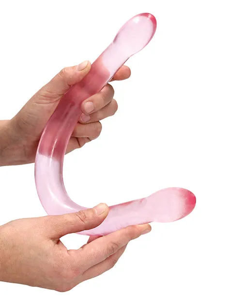 Shots Realrock Crystal Clear 17 Double Dildo Shots America LLC Dildos