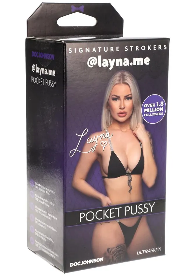 Signature Strokers Girls Of Social Media Layname Pocket Pussy Masturbator Signature Strokers Male Sex Toys