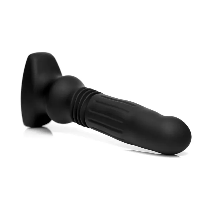 Silicone Swelling Thrusting Plug with Remote Control Lime Prometheus Male Sex Toys Silicone Swelling Thrusting Plug with Remote Control Lime Prometheus Male Sex Toys