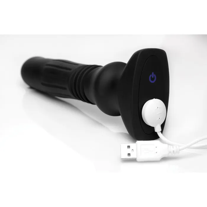Silicone Swelling Thrusting Plug with Remote Control Lime Prometheus Male Sex Toys Silicone Swelling Thrusting Plug with Remote Control Lime Prometheus Male Sex Toys