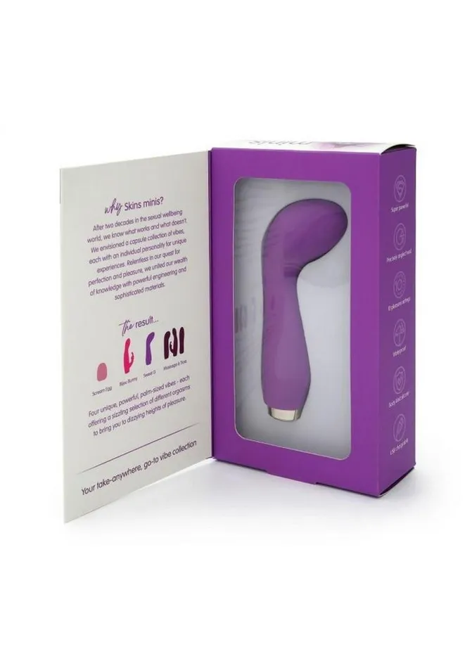 Skins Female Sex Toys Skins Minis The Sweet G Silicone Vibrator