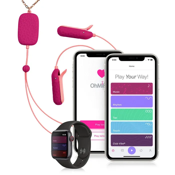 Sphinx AppControlled Vibrating Nipple Clamps OhmiBod Couples