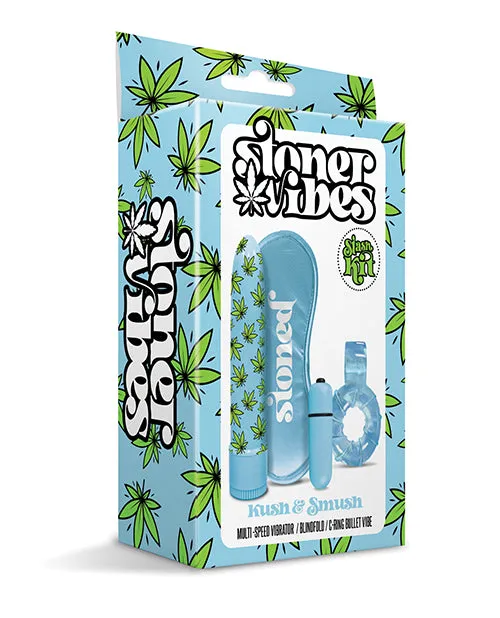 Stoner Vibes Kush Smush Stash Kit Blue Global Novelties LLC Vibrators
