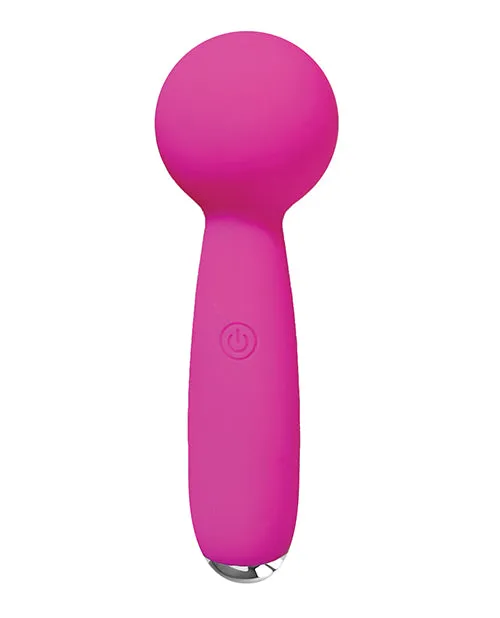 Sweet Sex Sugar Ball Mini Wand Vibe Magenta Hott Products Vibrators