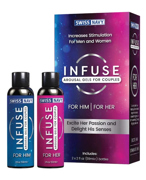 Swiss Navy Infuse Arousal Gels for Couples MD Science Lab Vibrators