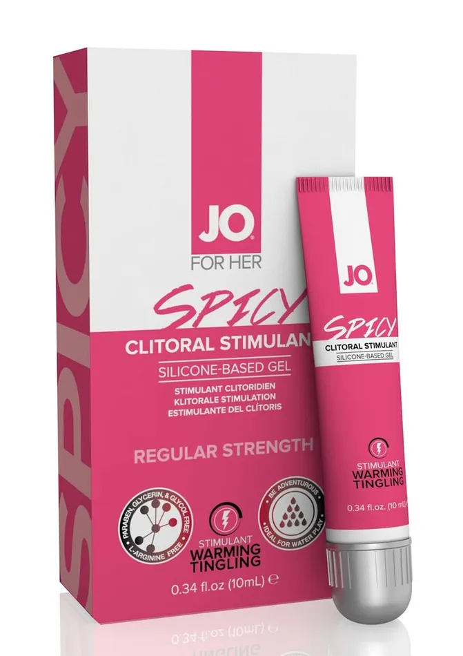 System JO Female Sex Toys JO Spicy Silicone Clitoral Stimulant Gel