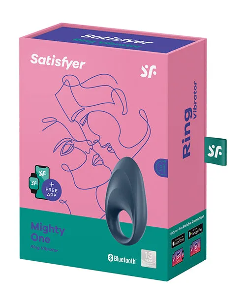 Vibrators Eis INCsatisfyer Satisfyer Mighty One Ring wApp Blue