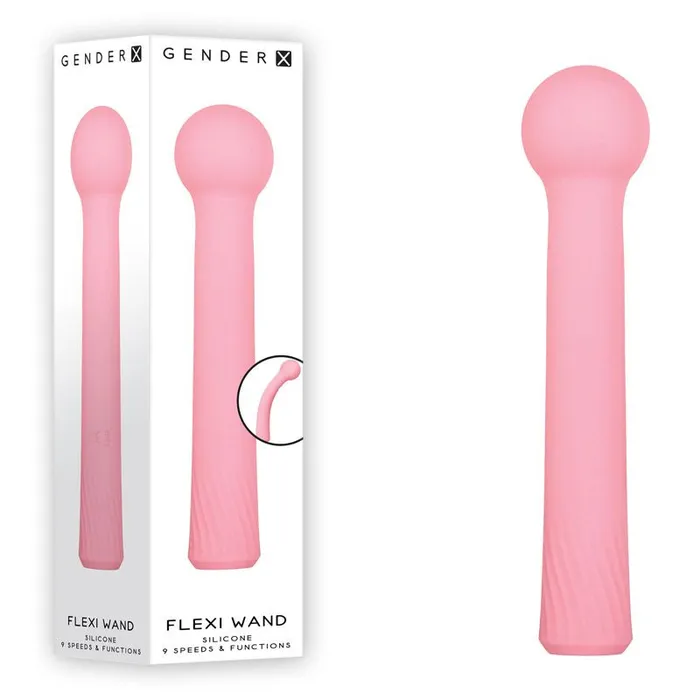 Vibrators Gender X Gender X FLEXI WAND Pink 166 cm USB Rechargeable Vibrator