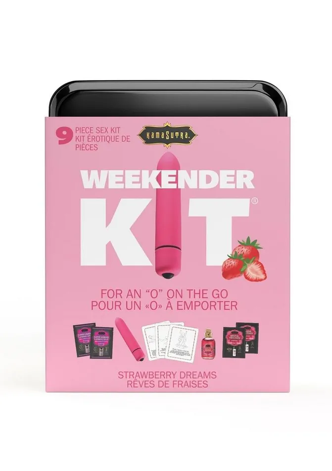 Vibrators Gift Sets and Travel Kits Kama Sutra Weekender Vibe Kit Strawberry Dreams Adult Sex Toy