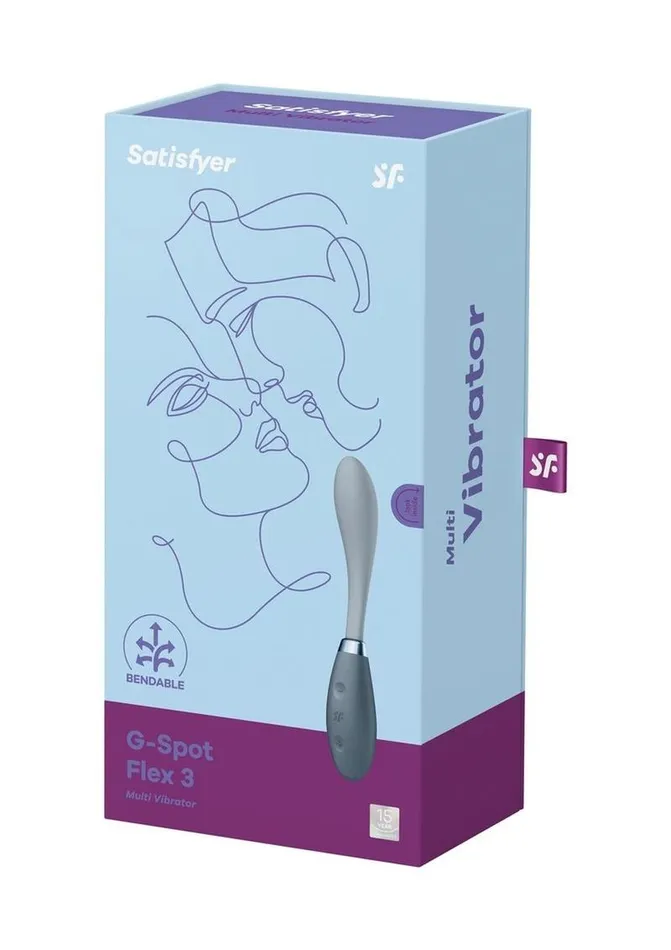 Vibrators Satisfyer Satisfyer GSpot Flex 3 Rechargeable Silicone Vibrator