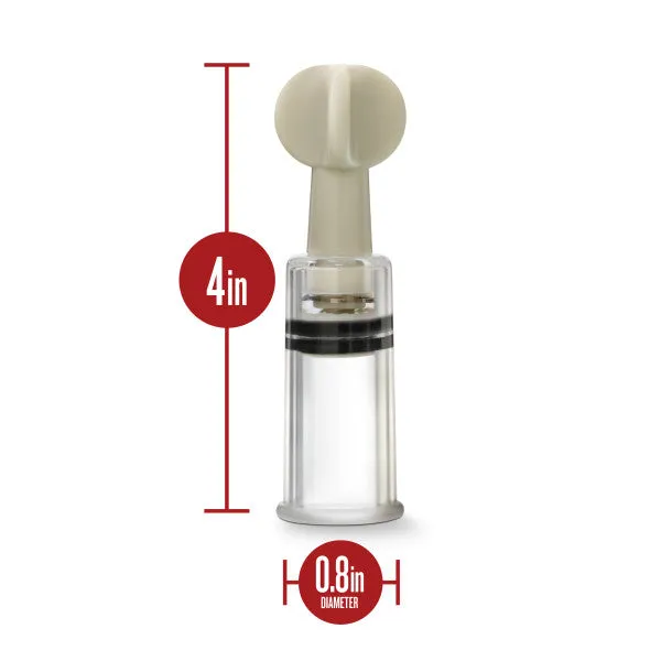 Anal Blush Novelties Temptasia Clit Nipple Twist Suckers Set Of 3 Clear
