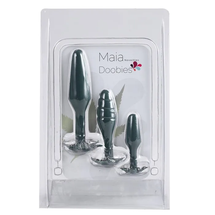 Anal Doobies 420 Butt Plugs Set Of 3 Maia Toys