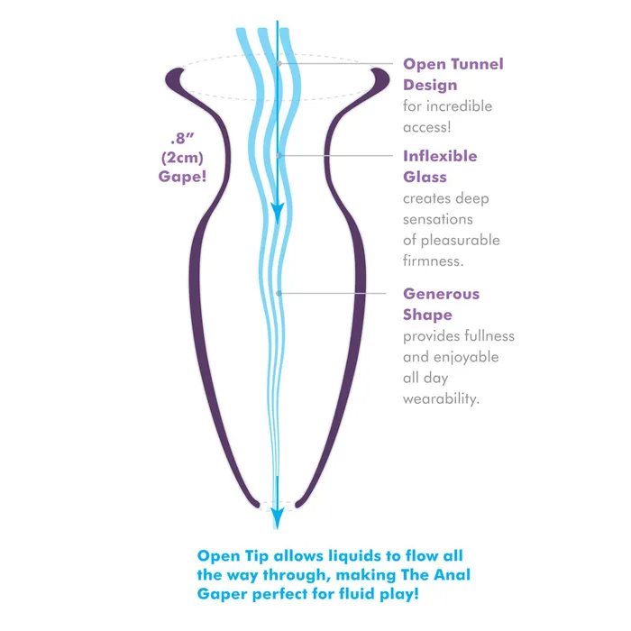 Anal Fantasy Beginners Glass Anal Gaper Pipedream Anal Anal Fantasy Beginners Glass Anal Gaper Pipedream Anal