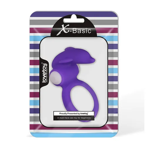 Anal Lovetoy XBasic Dolphin Silicone Cockring