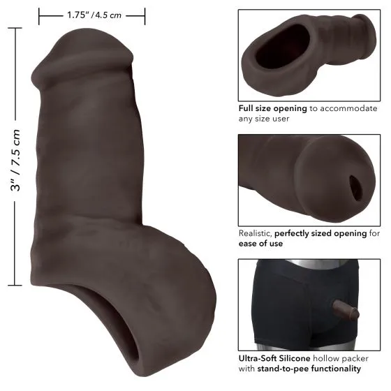 California Exotic Novelties Anal Packer Gear 5in Ultra Soft Silicone Stp Black