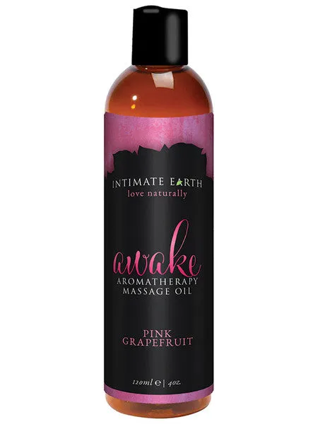 Couples intimate earth Awake Pink Grapefruit Massage Oil 120ml