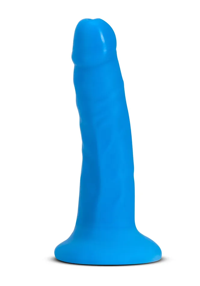 Dildos Blush Novelties Neo Elite 6 Inch Dual Density Cock Neon Blue